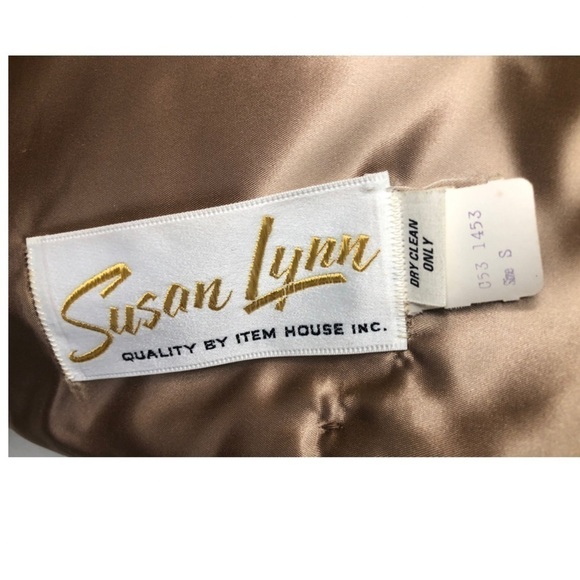 Vintage Faux Fur Capelet Stole 60’s Susan Lynn Faux Fur Sz S - Picture 11 of 13